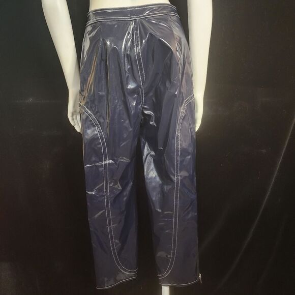 For Love & Lemons Idol Vinyl Blue Pants (XS) - Picture 8 of 9